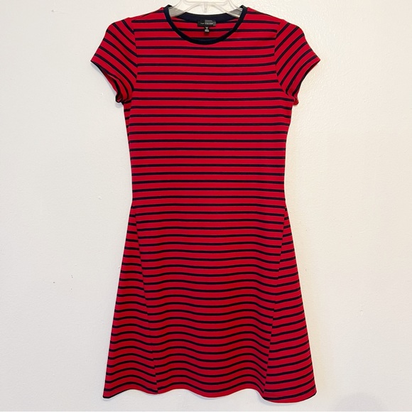 The Limited Fit and Flare Striped Dress - Picture 1 of 8